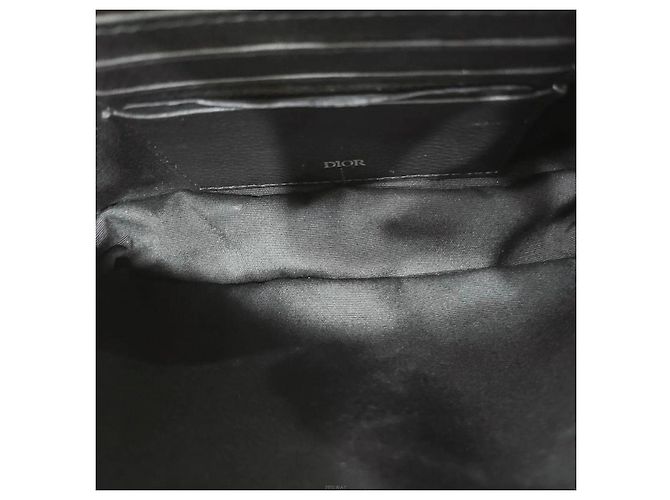 Dior Mini sac messager Black Oblique Jacquard - vue 8