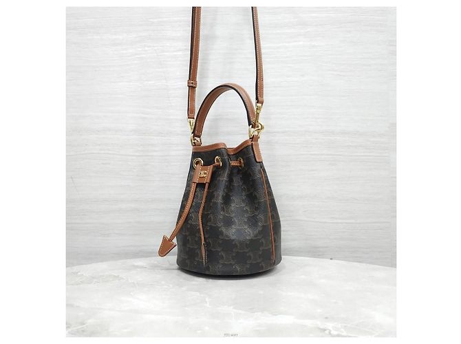 Céline Borsa Secchiello Triomphe Canvas Tin Clara - vista 2