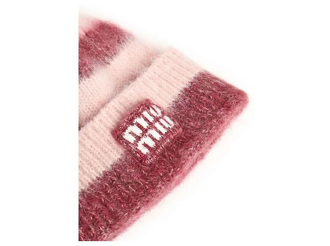 Bonnet en mohair Miu Miu Orange - vue 4