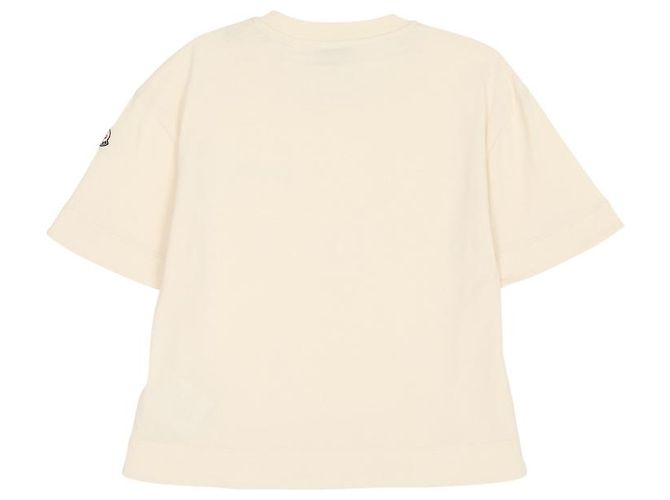 Moncler T-shirt a maniche corte in jersey di cotone - vista 3