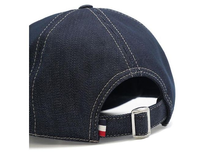 Moncler Denim Baseball Cap Blau - Ansicht 5