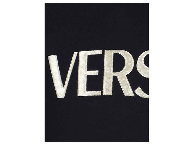 Versace FELPA CON LOGO METALLIZZATO - vista 5
