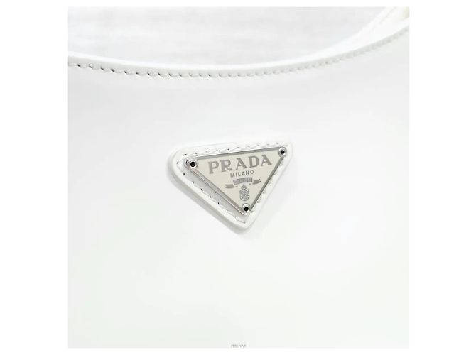 Prada Borsa a tracolla in pelle spazzolata - vista 6
