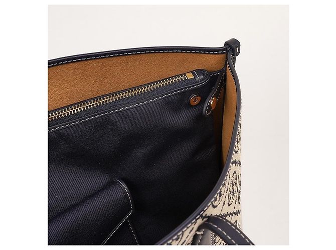 Tory Burch Monogramm Tote Bag Stoff - Ansicht 8