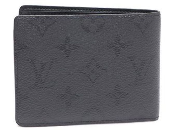 Louis Vuitton Portafoglio Multiple in canvas Monogram Midnight - vista 3