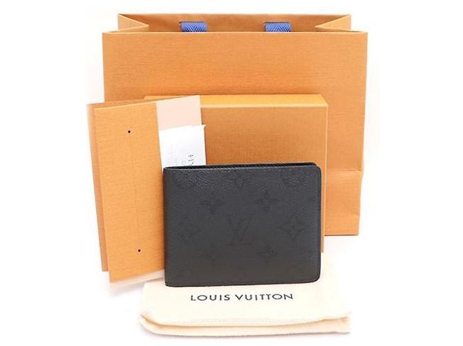 Louis Vuitton Portafoglio Multiple in canvas Monogram Midnight - vista 7