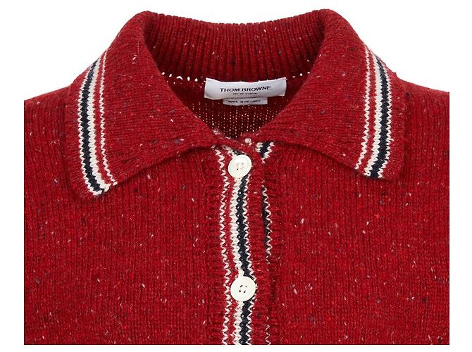Thom Browne RWB Stripe Hector Pointel Cardigan - Ansicht 4