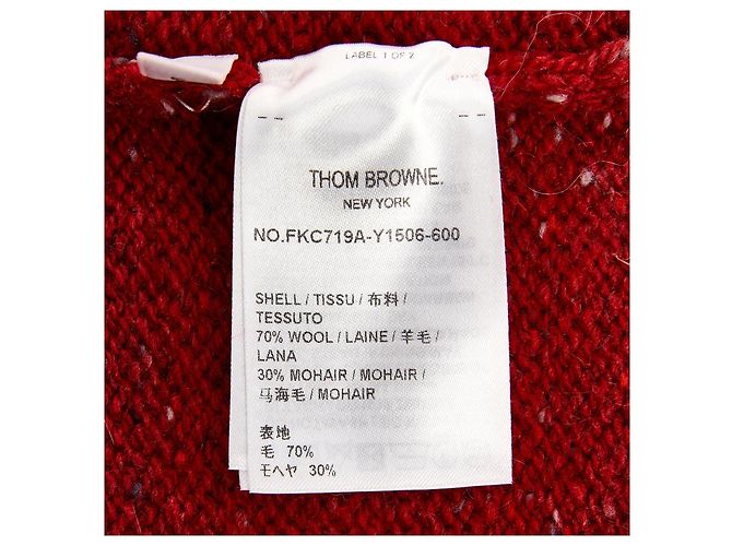 Thom Browne RWB Stripe Hector Pointel Cardigan - Ansicht 8