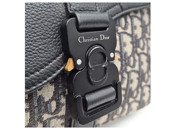 Dior Borsa a tracolla Oblique Saddle Small Flap Strap - vista 8