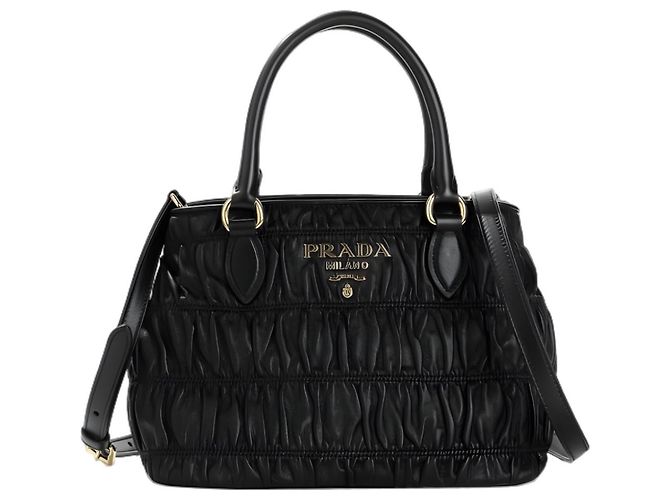 Prada Borsa a spalla Tote in Napa Gauffre - vista 2