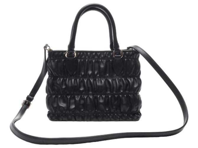 Prada Borsa a spalla Tote in Napa Gauffre - vista 3