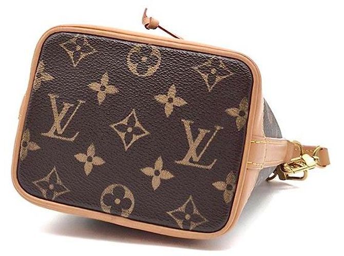Borsa a mano Louis Vuitton Monogram Nano Noe Marrone - vista 7