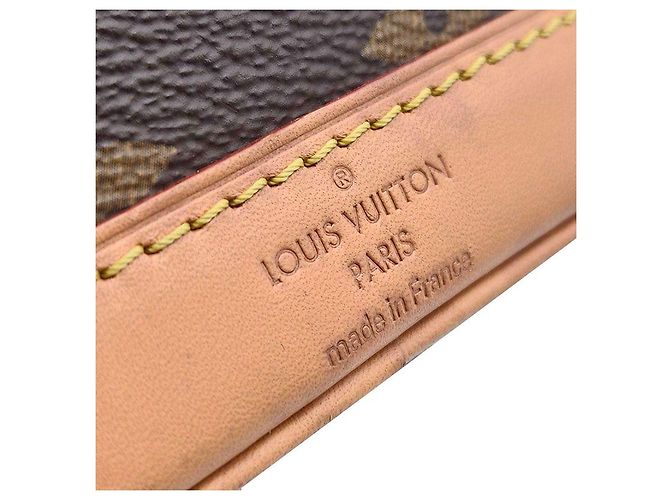 Borsa a mano Louis Vuitton Monogram Nano Noe Marrone - vista 8