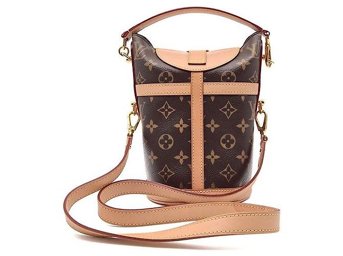 Borsa Duffel Louis Vuitton Monogram Marrone - vista 3