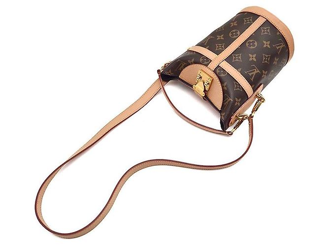 Borsa Duffel Louis Vuitton Monogram Marrone - vista 4