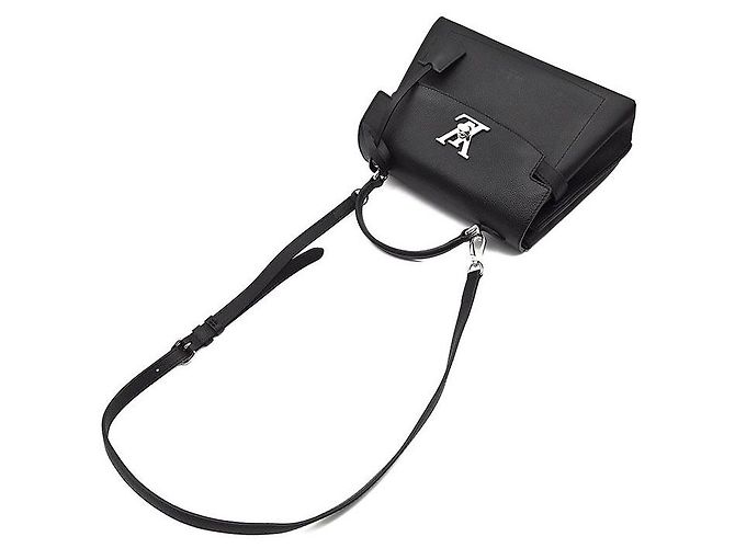 Louis Vuitton Lockme Ever BB Preto - vista 4