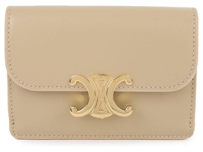 Céline Women's Triomphe Flap Card Wallet - view 3