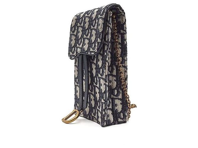 Dior Borsa Oblique Saddle Vertical Chain Crossbody Bag - vista 2