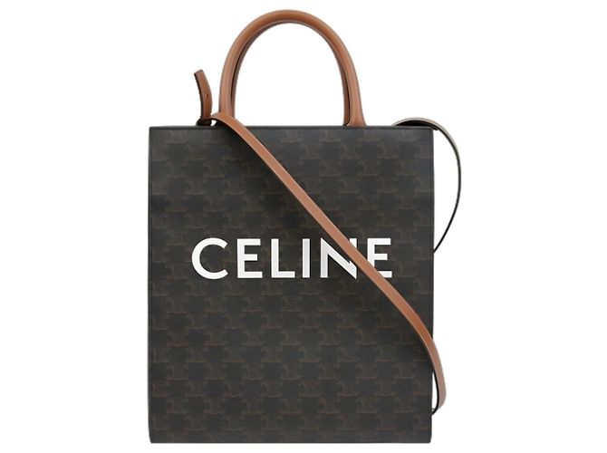 Céline mala Cabas Vertical Pequena Triope - vista 2