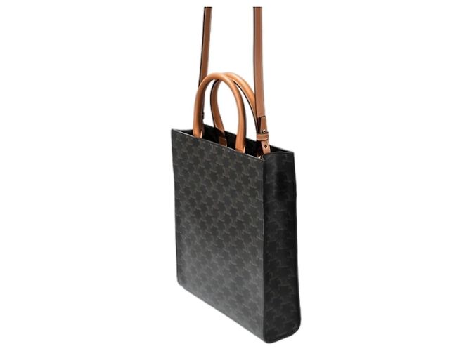 Céline mala Cabas Vertical Pequena Triope - vista 5