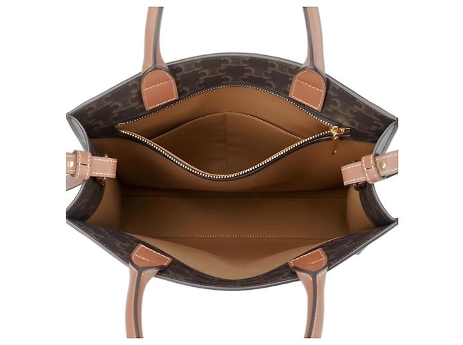 Céline mala Cabas Vertical Pequena Triope - vista 6