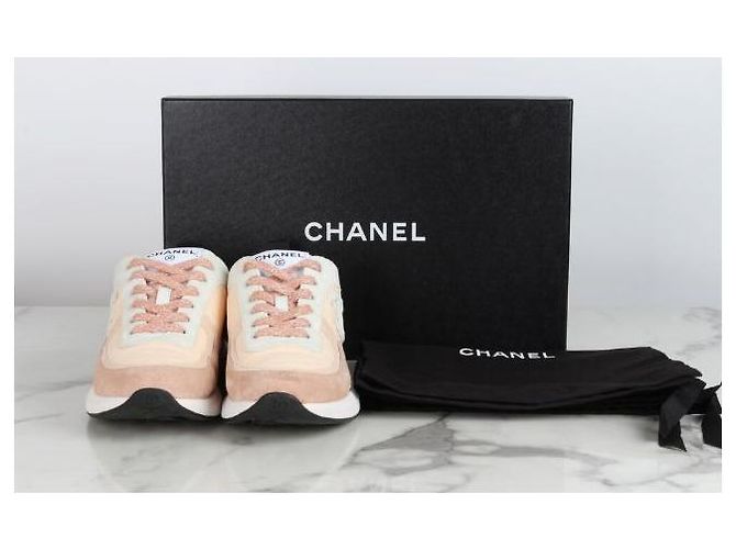 Chanel Sneakers da tennis in mesh CC - vista 2