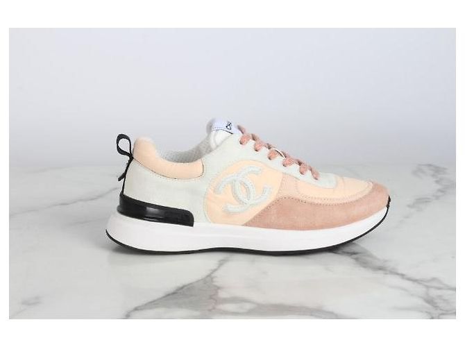 Chanel Sneakers da tennis in mesh CC - vista 4
