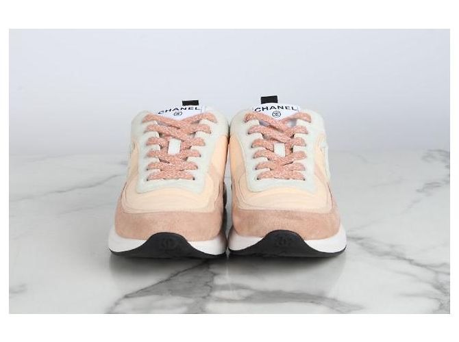 Chanel Sneakers da tennis in mesh CC - vista 5