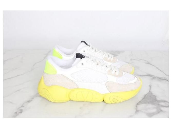 Valentino Sneakers Suede Mesh Bubble Bag - vista 4
