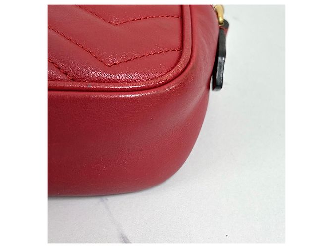 Gucci Mini borsa a tracolla GG Marmont Matelassé - vista 12
