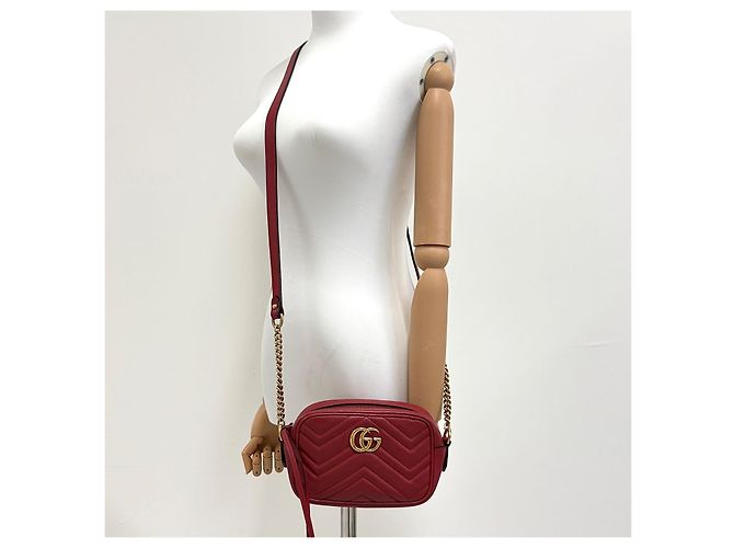 Gucci Mini borsa a tracolla GG Marmont Matelassé - vista 3