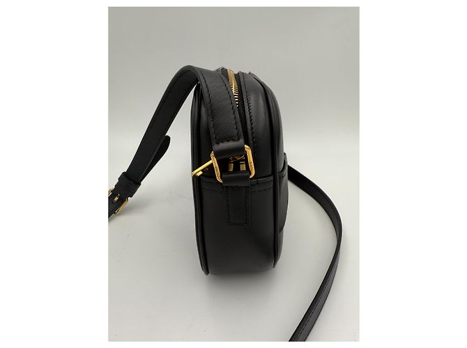 Céline Borsa a mano CELINE CRECY nera tinta unita - vista 6