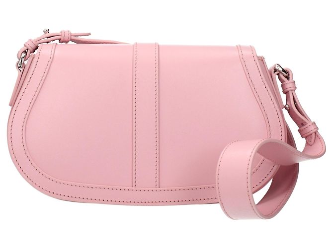 Versace Bolsa de ombro em couro rosa - vista 4