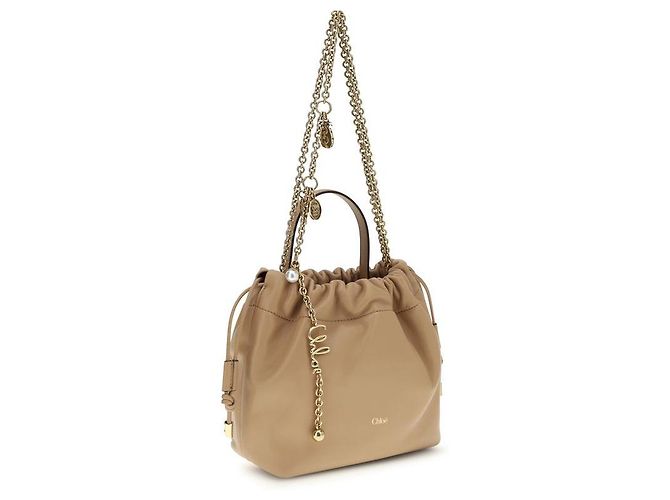 Chloé Borsa a tracolla Beige Lamb Ovis Aries - vista 2