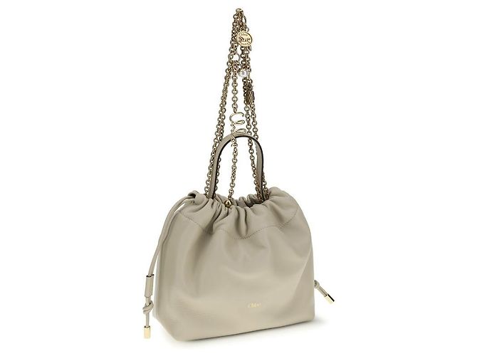 Chloé Borsa a tracolla Beige Lamb Ovis Aries - vista 2