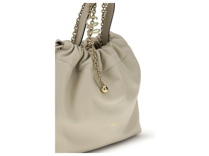 Chloé Borsa a tracolla Beige Lamb Ovis Aries - vista 4