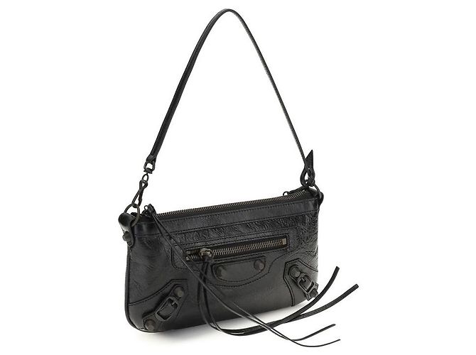 Balenciaga Borsa a tracolla Black Lamb Ovis Aries - vista 2