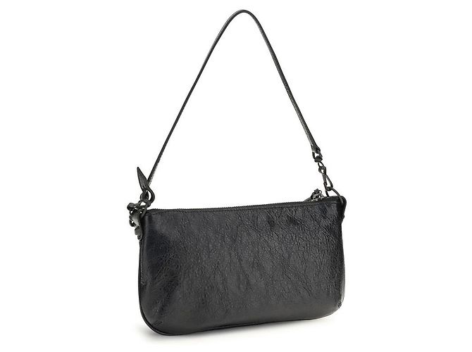 Balenciaga Borsa a tracolla Black Lamb Ovis Aries - vista 3