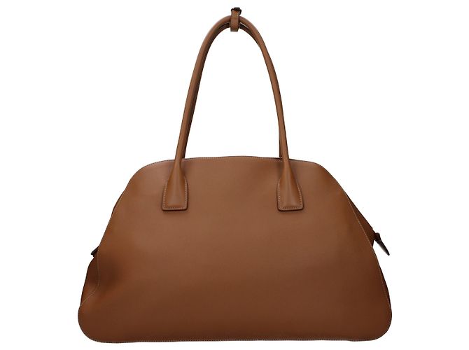 Prada Borsa a tracolla in pelle marrone - vista 3
