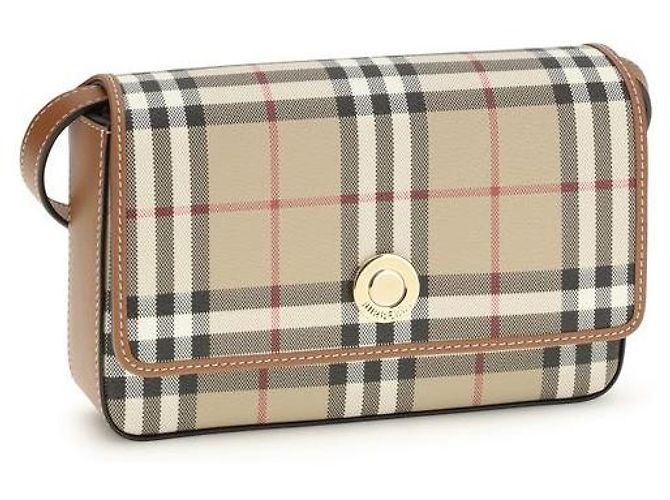 Burberry Cartera de poliuretano beige - vista 2
