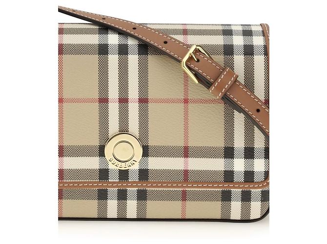 Burberry Cartera de poliuretano beige - vista 4