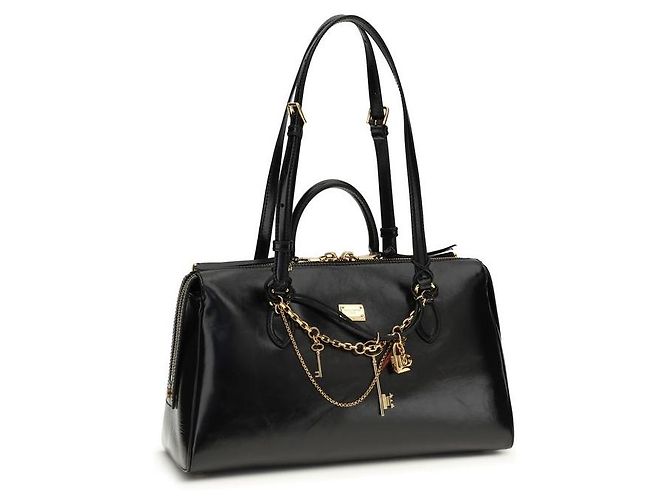 Dolce & Gabbana Borsa a tracolla Bos Taurus in pelle di vitello nera - vista 2