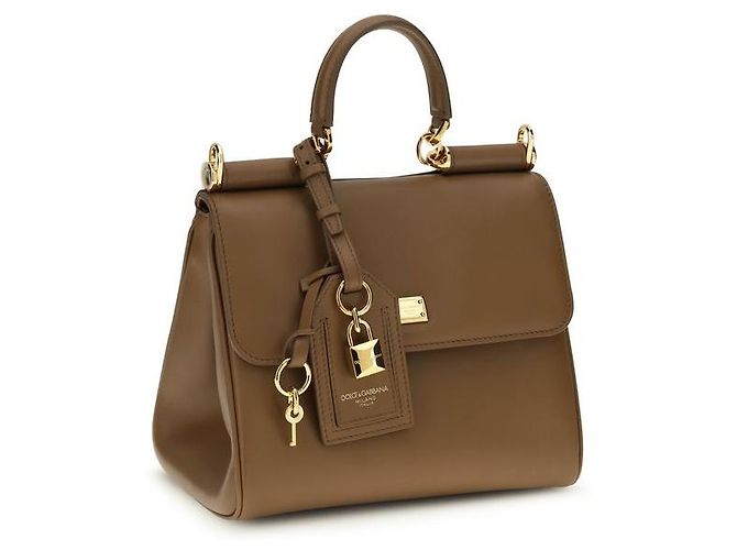 Dolce & Gabbana Borsa a tracolla Bos Taurus in pelle di vitello marrone - vista 2