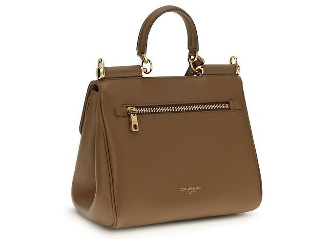 Dolce & Gabbana Borsa a tracolla Bos Taurus in pelle di vitello marrone - vista 3