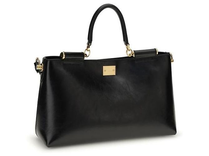 Dolce & Gabbana Borsa a tracolla Bos Taurus in pelle di vitello nera - vista 3