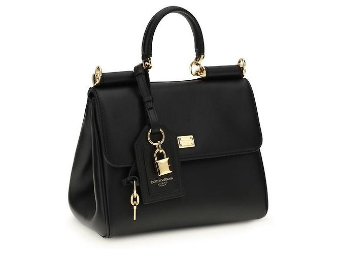 Dolce & Gabbana Borsa a tracolla Bos Taurus in pelle di vitello nera - vista 2