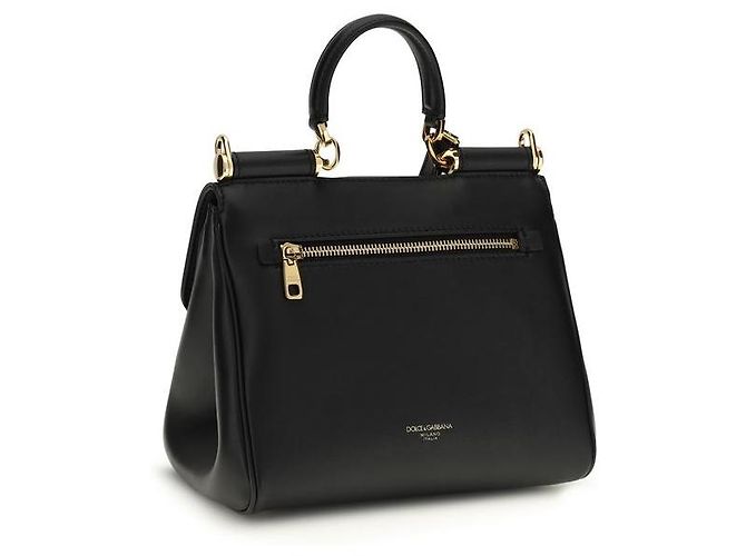 Dolce & Gabbana Borsa a tracolla Bos Taurus in pelle di vitello nera - vista 3