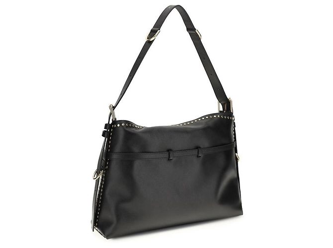 Givenchy Borsa a tracolla Bos Taurus in pelle di vitello nera - vista 3