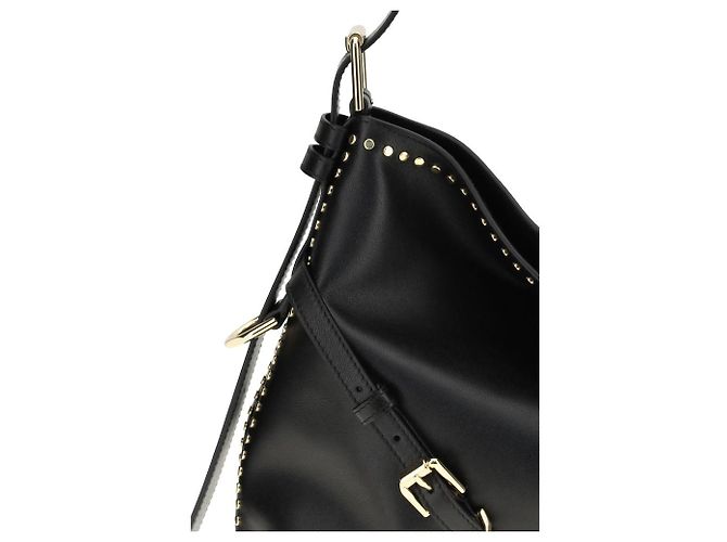 Givenchy Borsa a tracolla Bos Taurus in pelle di vitello nera - vista 4