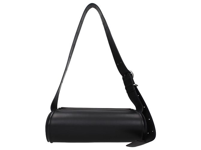 Jil Sander Borsa crossbody in pelle nera - vista 3
